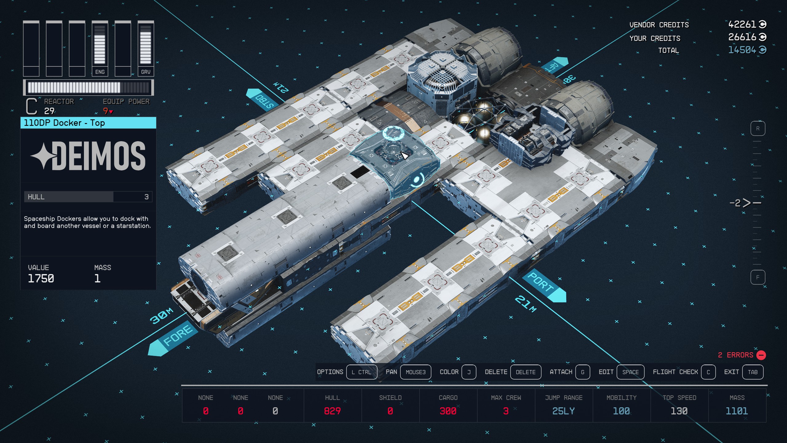 How to build Ebon Hawk for wandering the Settled Systems in Starfield