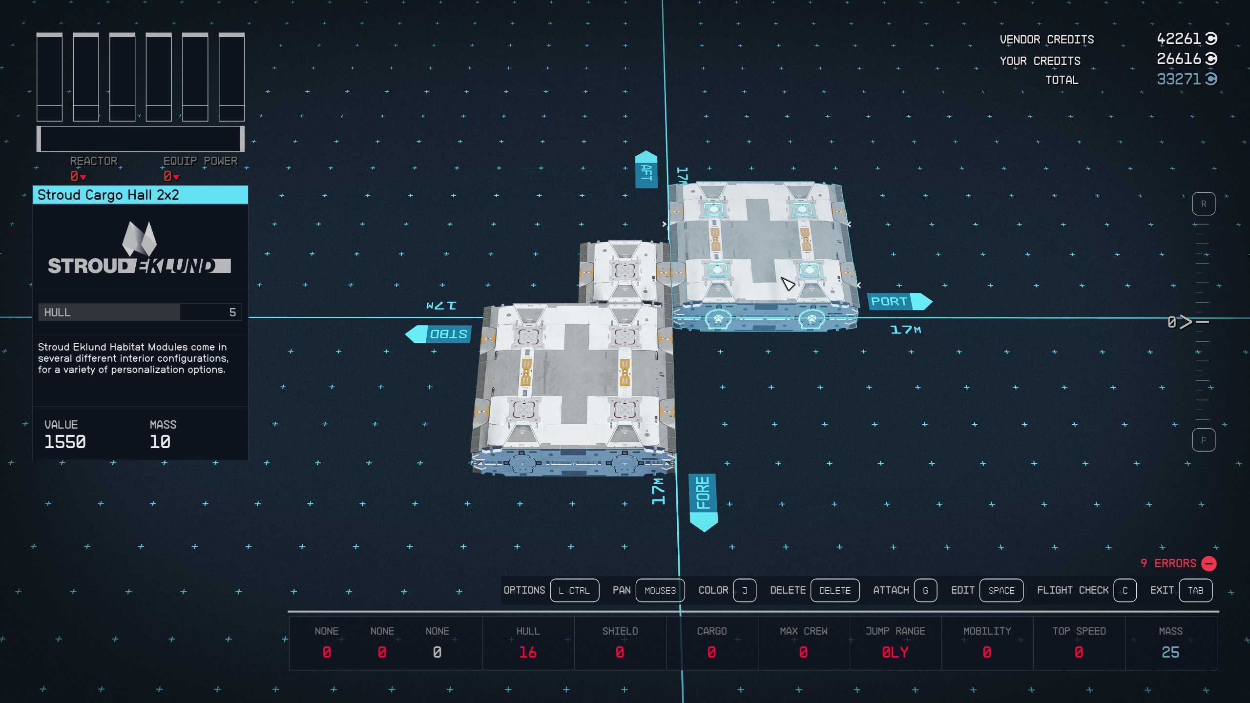 How to build Ebon Hawk for wandering the Settled Systems in Starfield