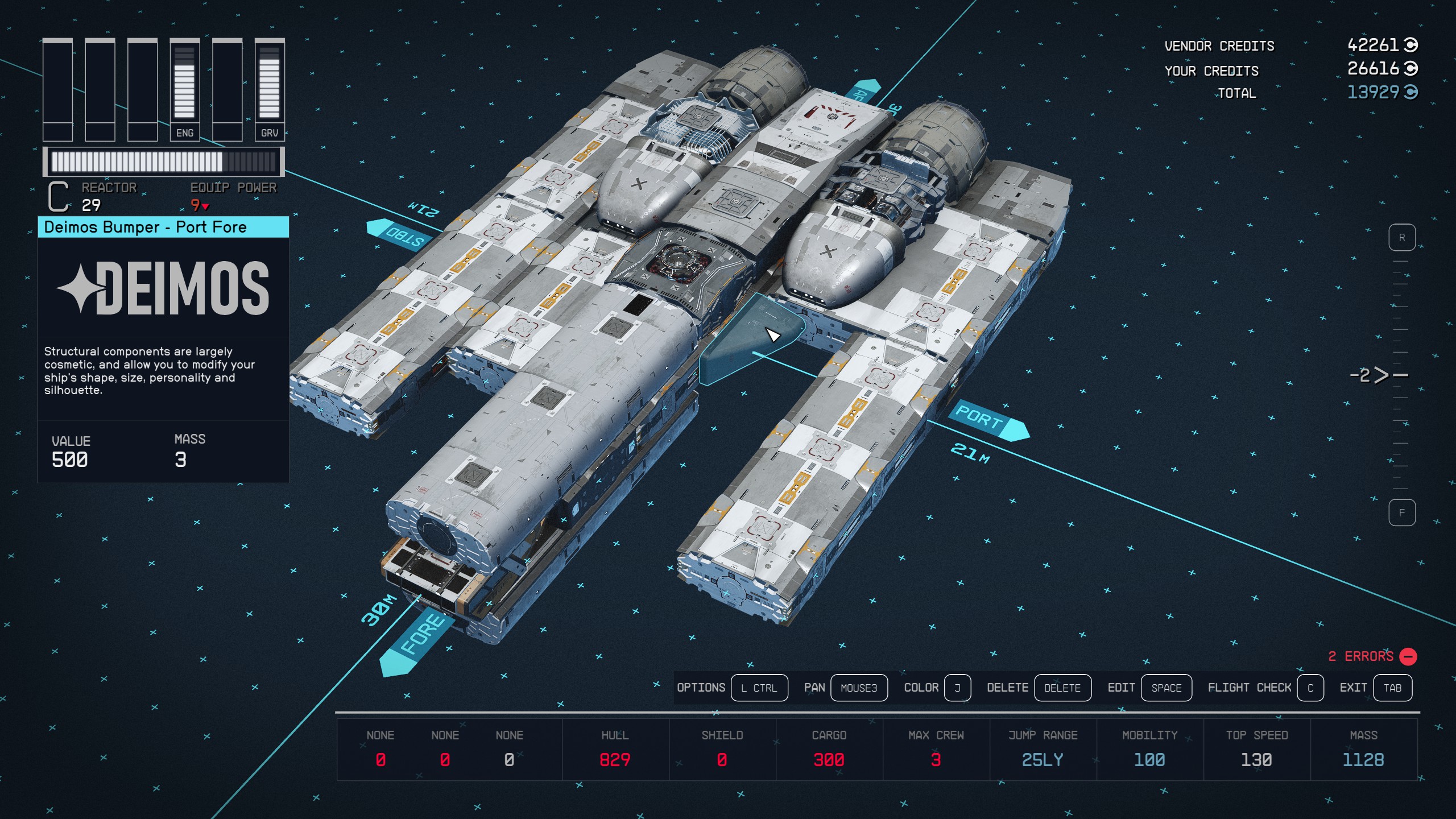 How to build Ebon Hawk for wandering the Settled Systems in Starfield