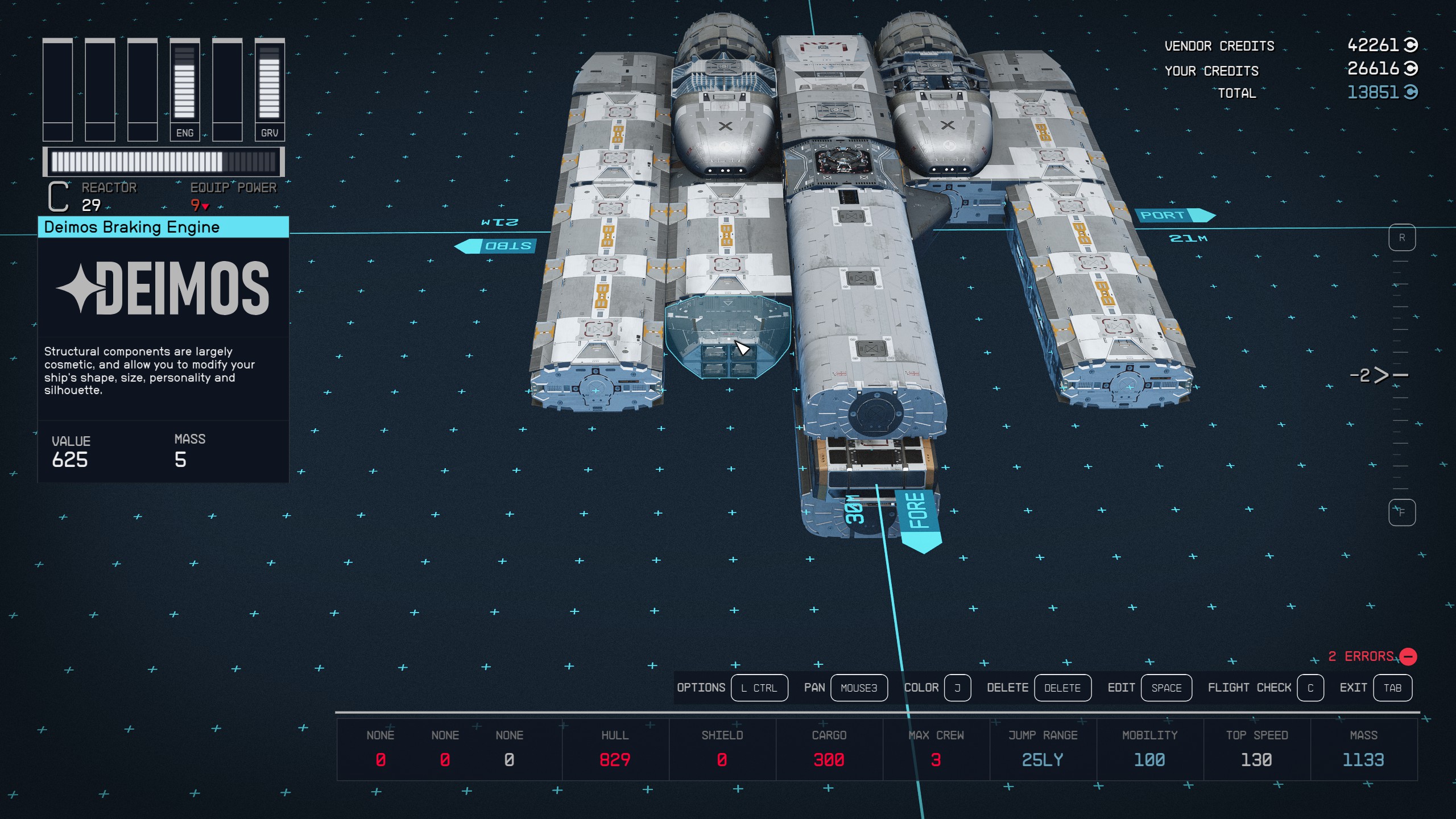 How to build Ebon Hawk for wandering the Settled Systems in Starfield