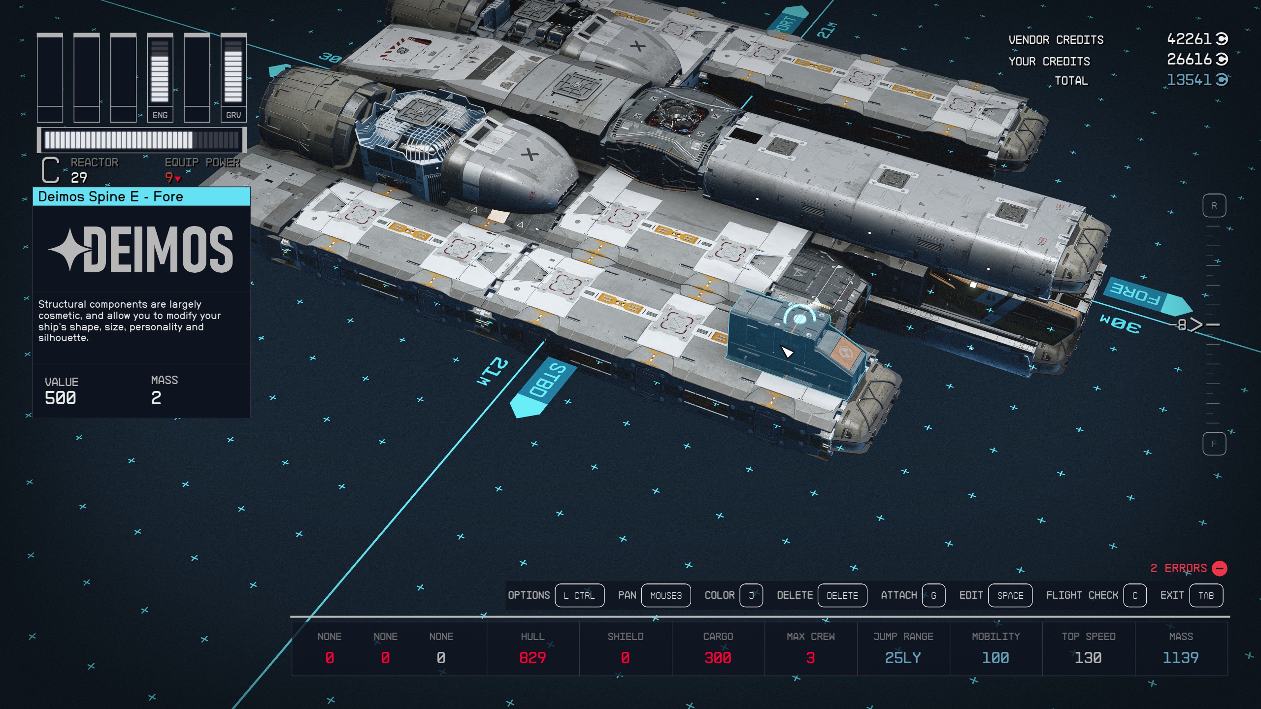 How to build Ebon Hawk for wandering the Settled Systems in Starfield