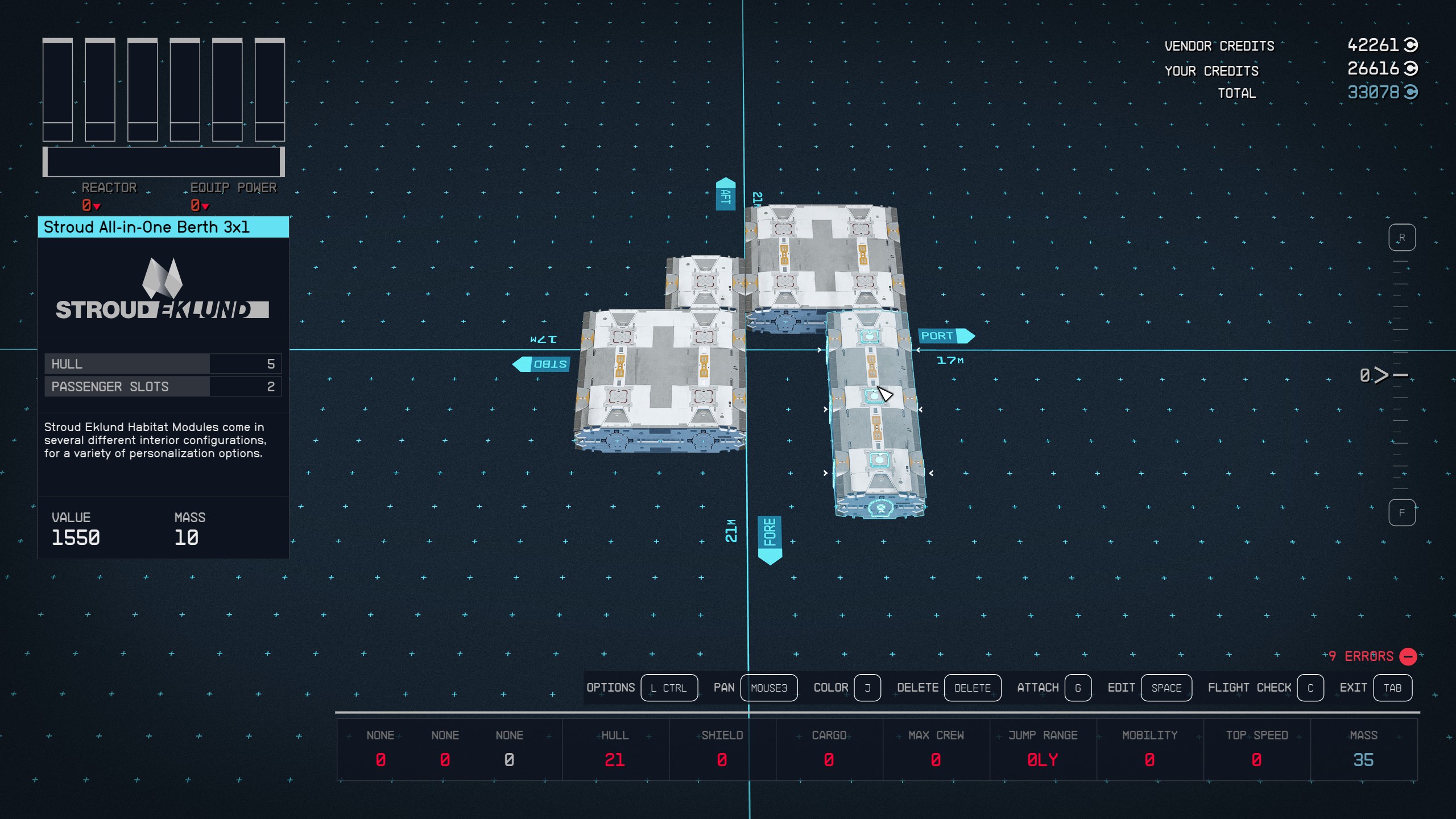 How to build Ebon Hawk for wandering the Settled Systems in Starfield