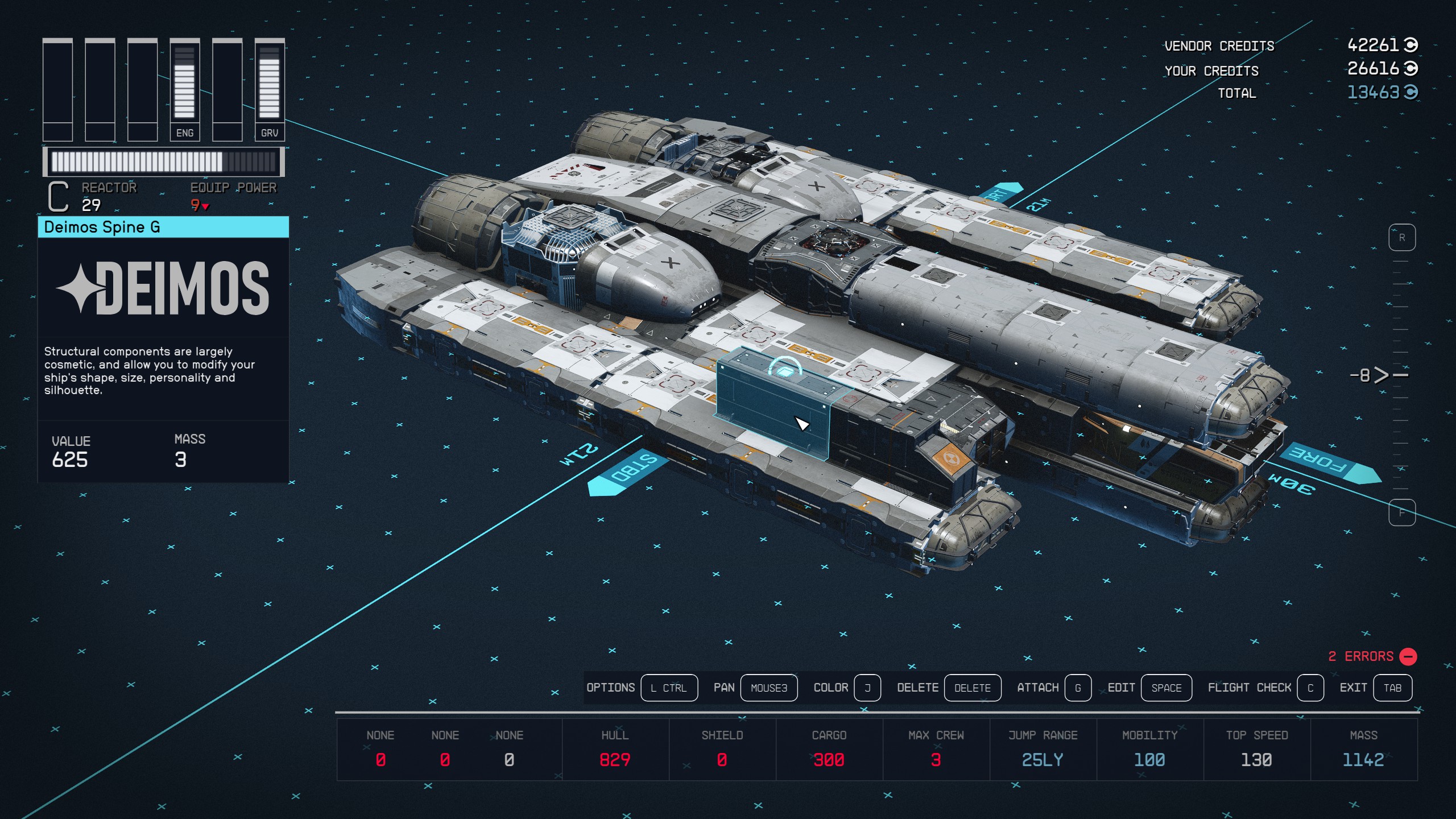 How to build Ebon Hawk for wandering the Settled Systems in Starfield