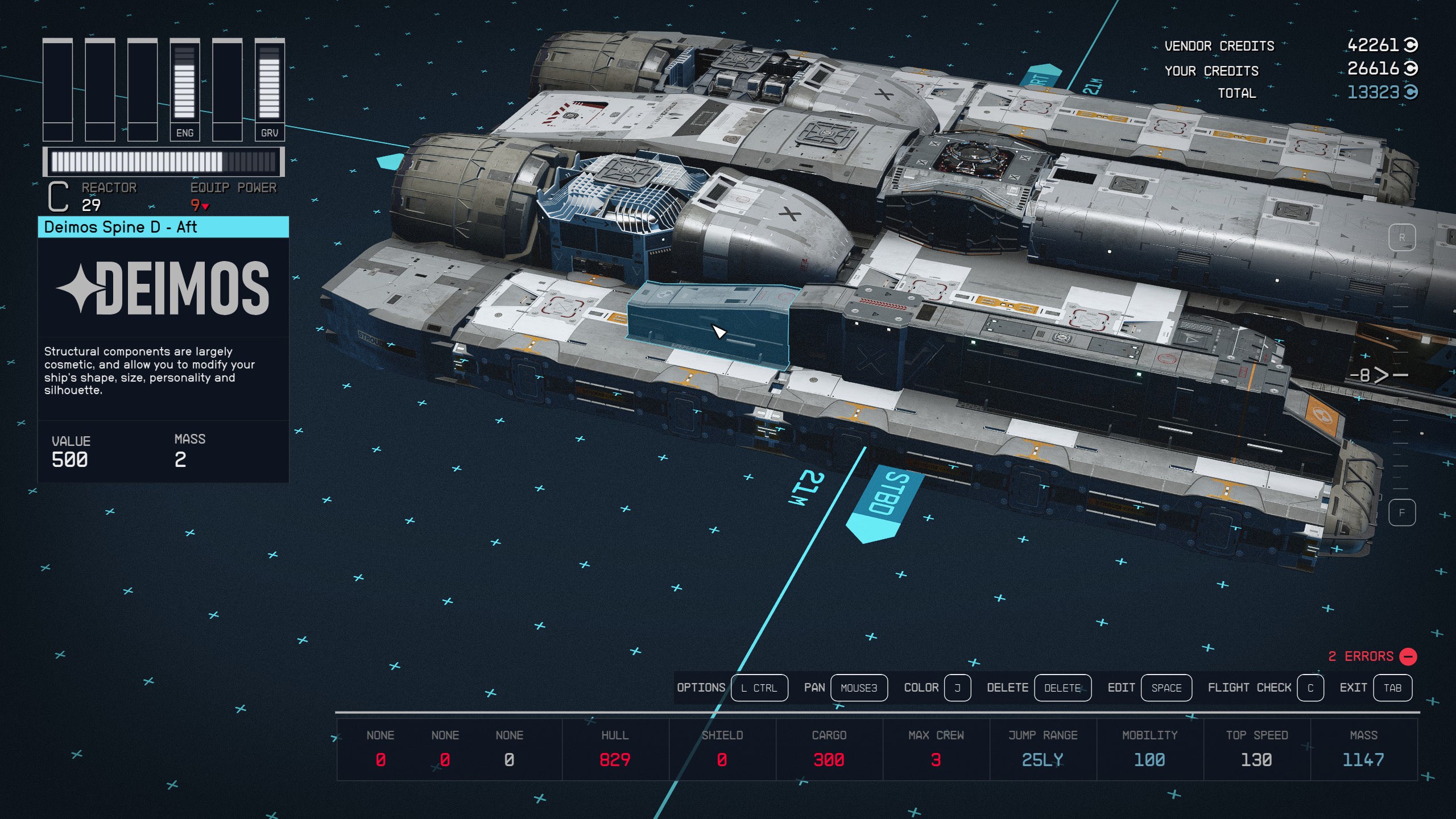 How to build Ebon Hawk for wandering the Settled Systems in Starfield