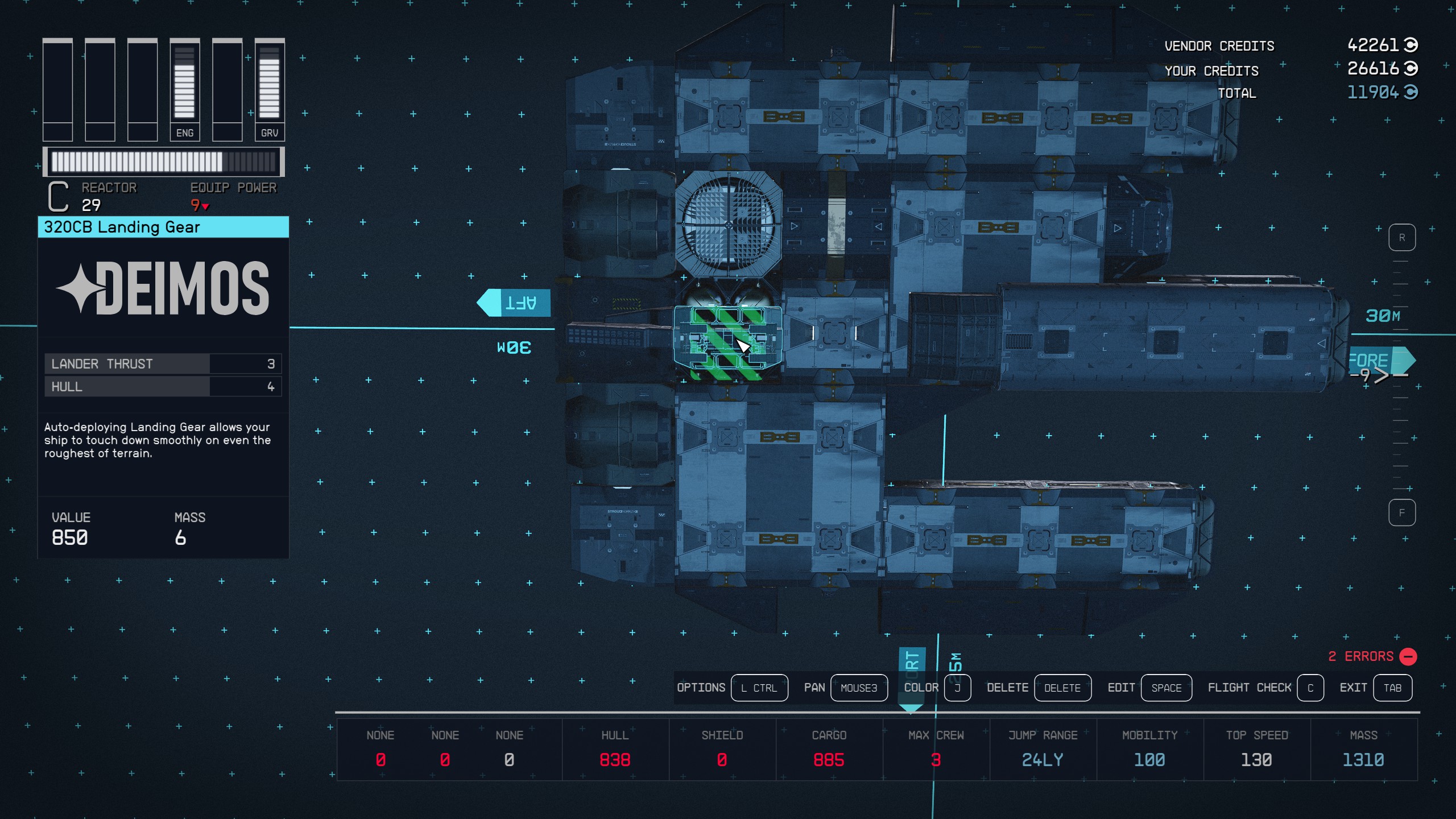 How to build Ebon Hawk for wandering the Settled Systems in Starfield