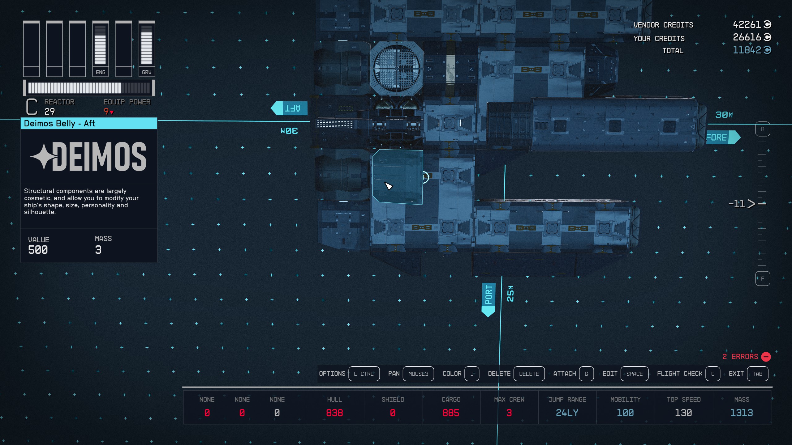 How to build Ebon Hawk for wandering the Settled Systems in Starfield