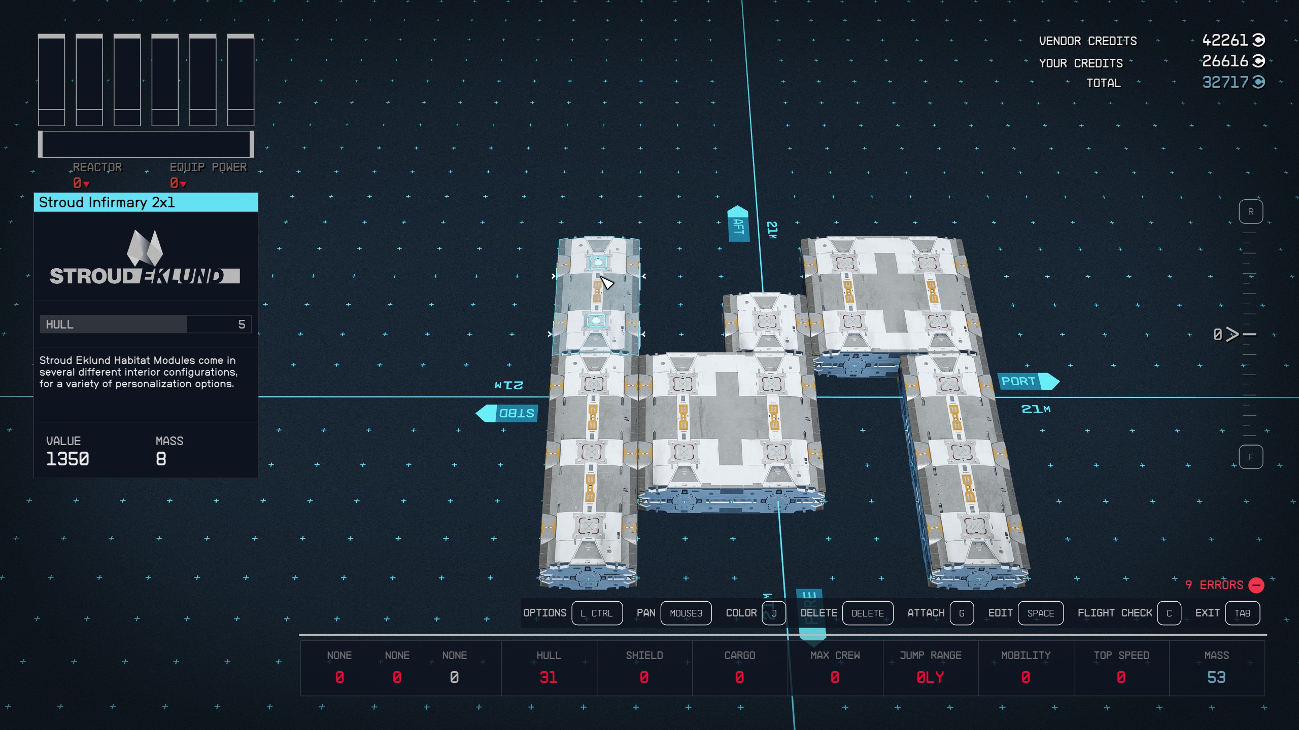 How to build Ebon Hawk for wandering the Settled Systems in Starfield