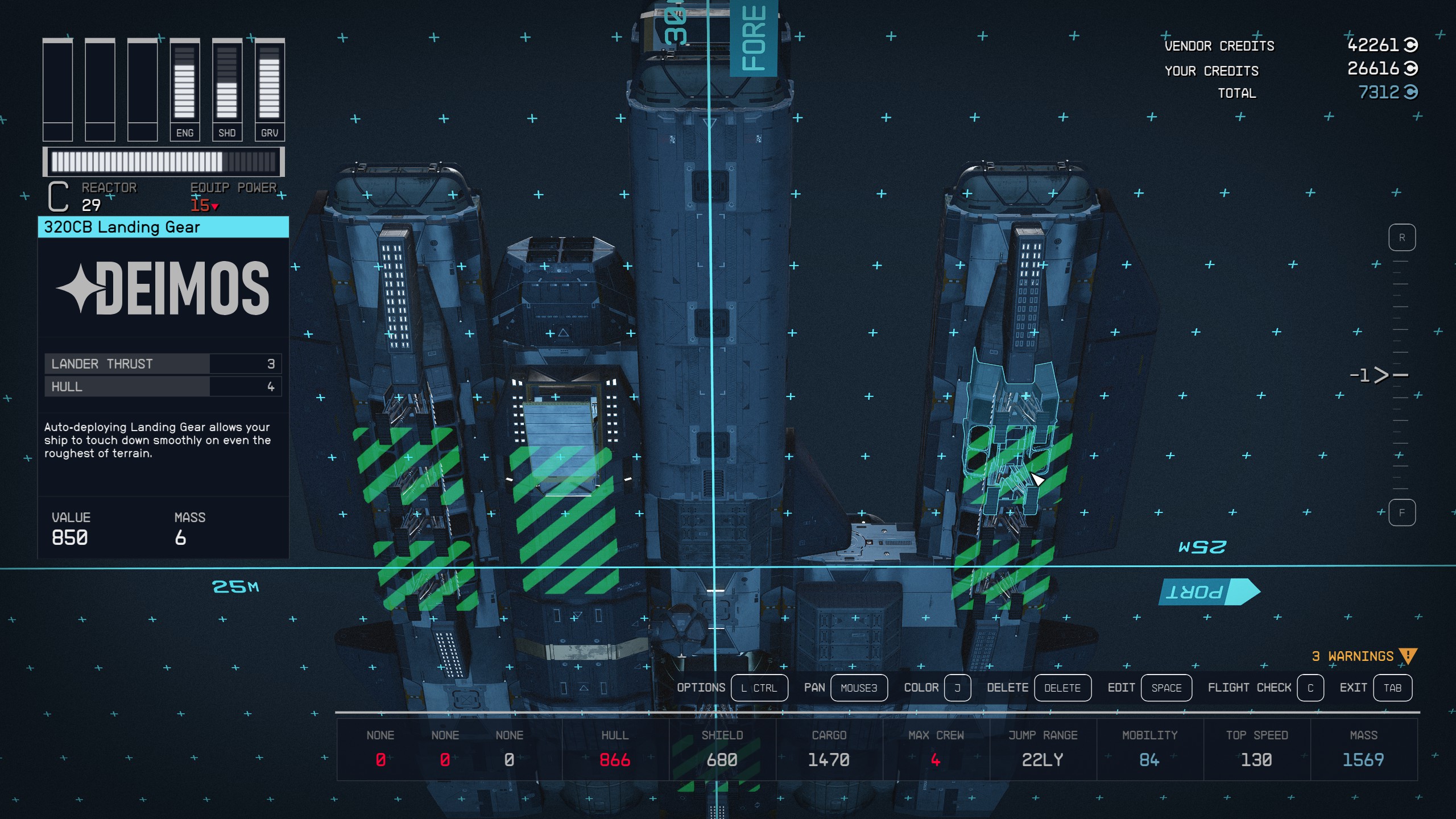 How to build Ebon Hawk for wandering the Settled Systems in Starfield