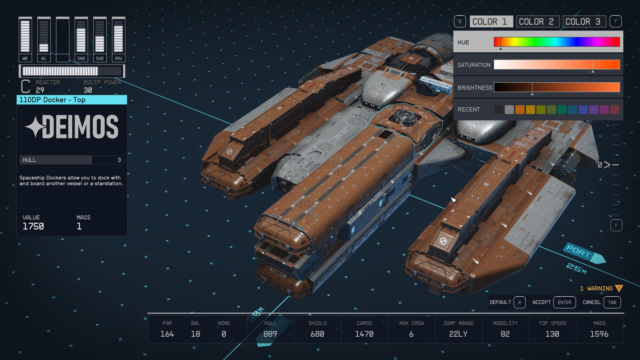 How to build Ebon Hawk for wandering the Settled Systems in Starfield