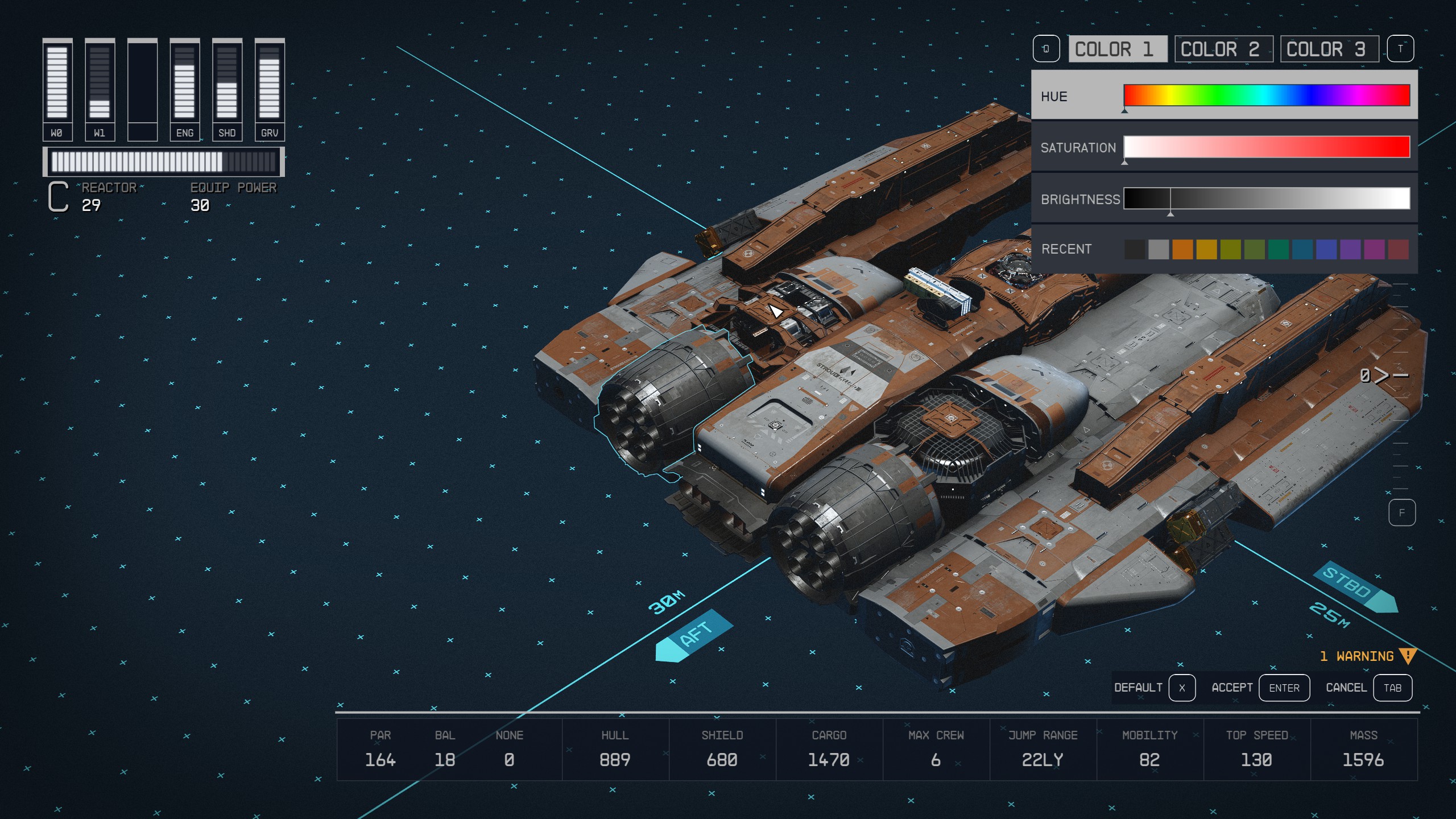 Starfield Ebon Hawk Build