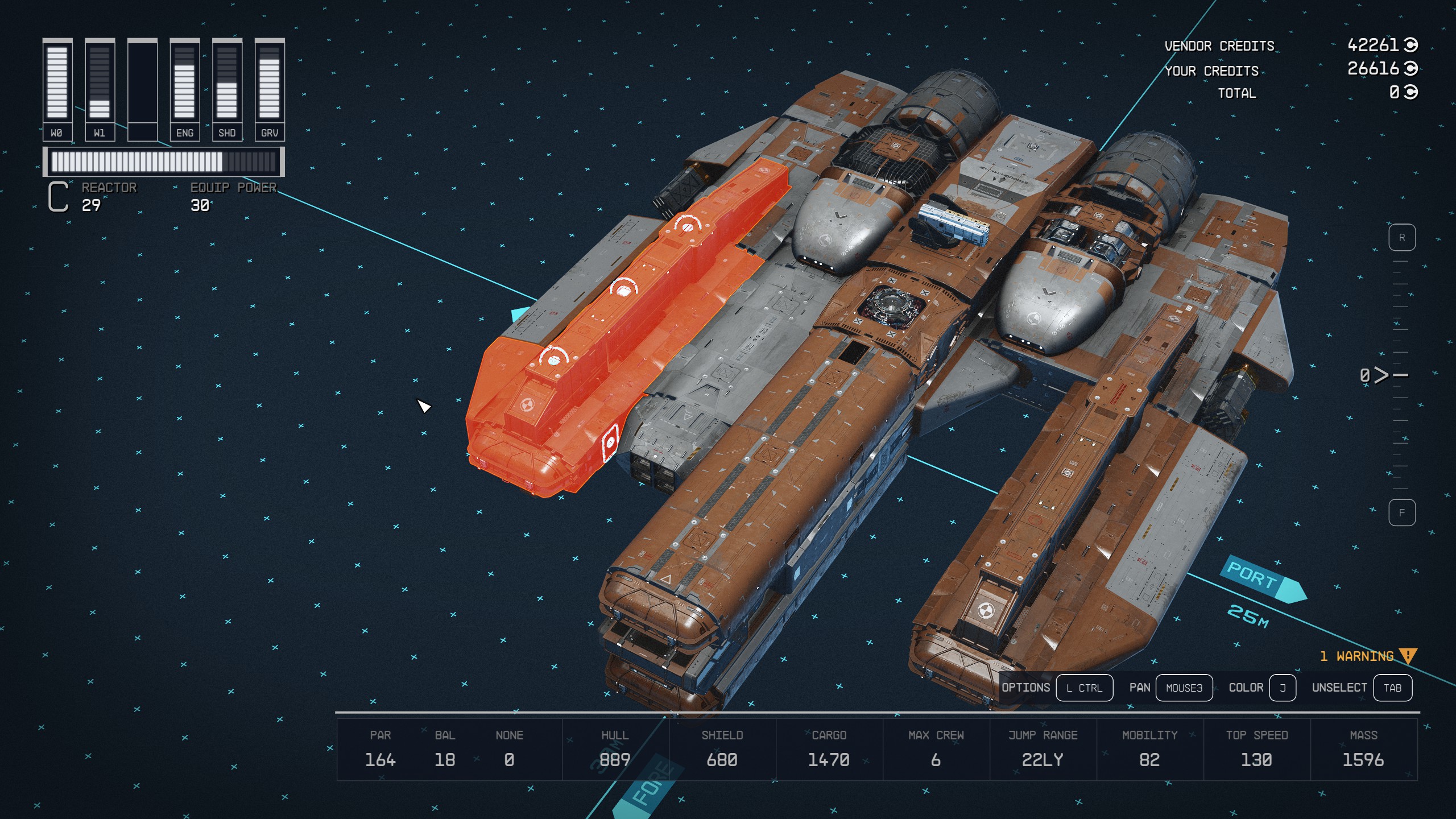 How to build Ebon Hawk for wandering the Settled Systems in Starfield