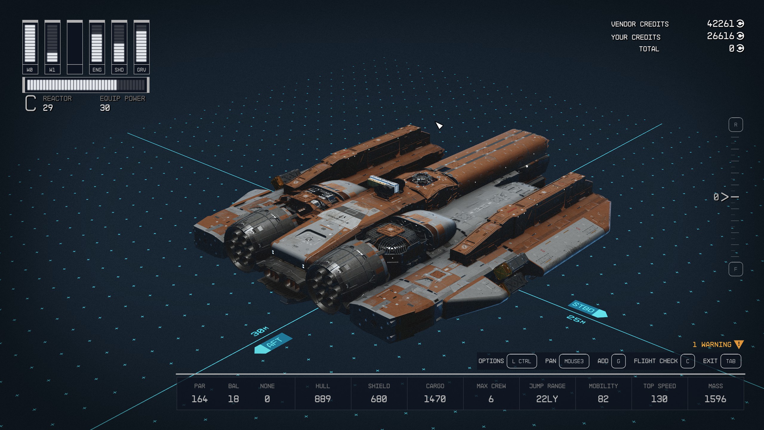 How to build Ebon Hawk for wandering the Settled Systems in Starfield