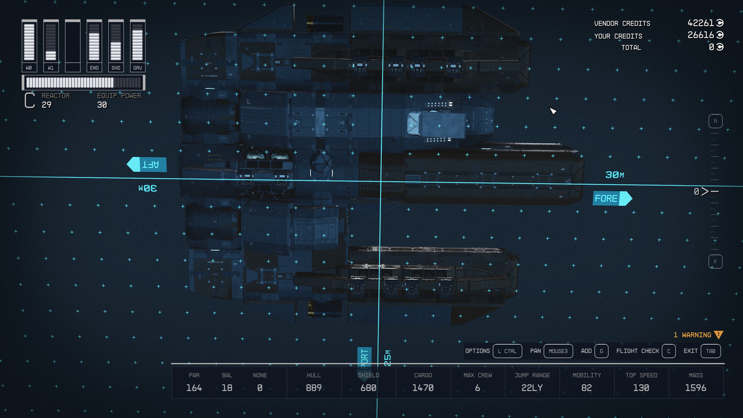 How to build Ebon Hawk for wandering the Settled Systems in Starfield