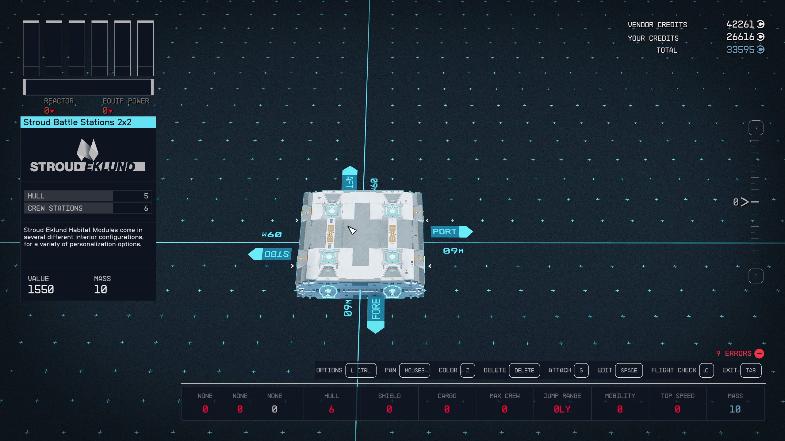 How to build Ebon Hawk for wandering the Settled Systems in Starfield