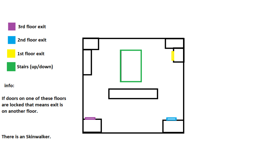 Map of All Levels in Escape the Backrooms