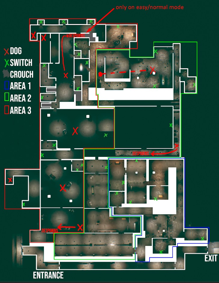 Map of All Levels in Escape the Backrooms