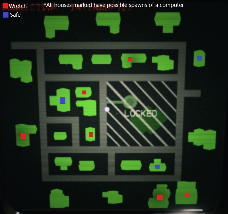 Map of All Levels in Escape the Backrooms