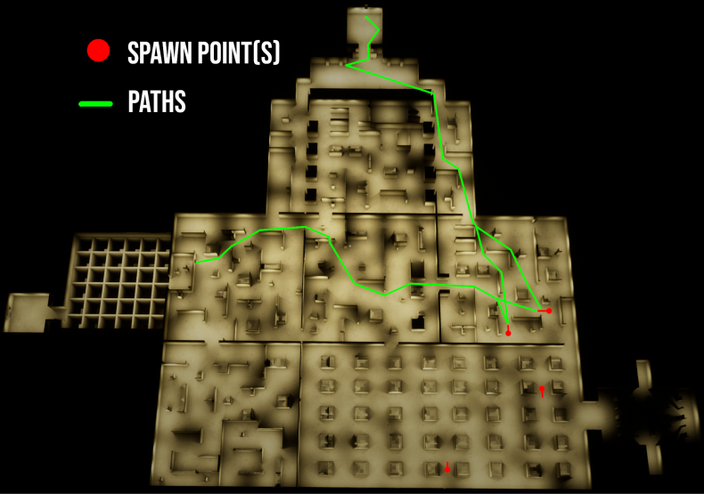 Map of All Levels in Escape the Backrooms 