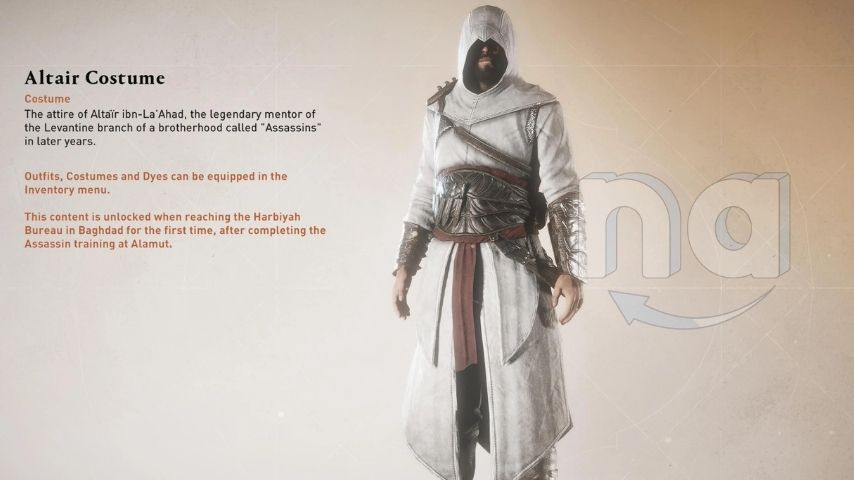 How to Unlock the Altair Costume in AC Mirage