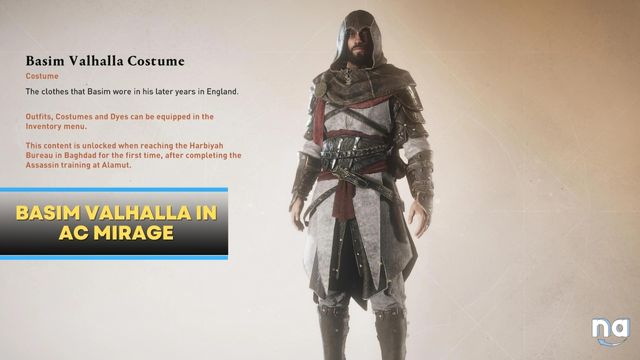 How to Get Old Basim Valhalla Costume in AC Mirage