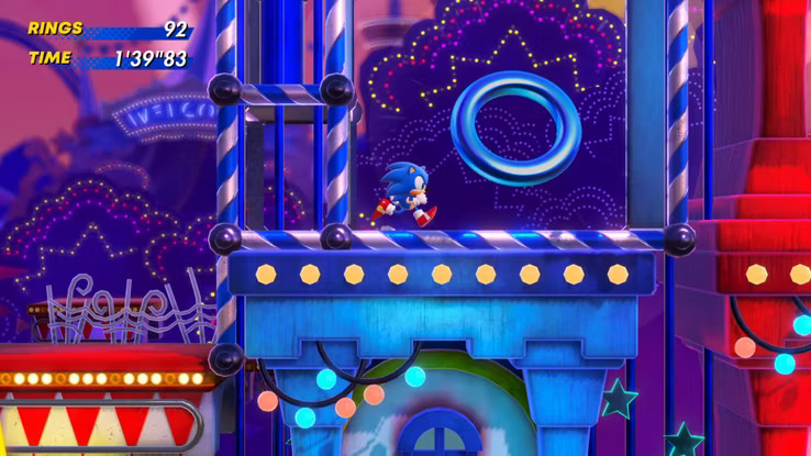 Pinball Carnival Chaos Emerald Location in Sonic Superstars