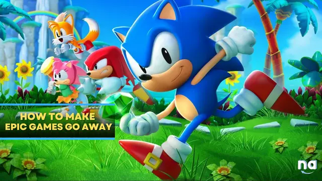 Sonic Superstars How to make Epic Games go away