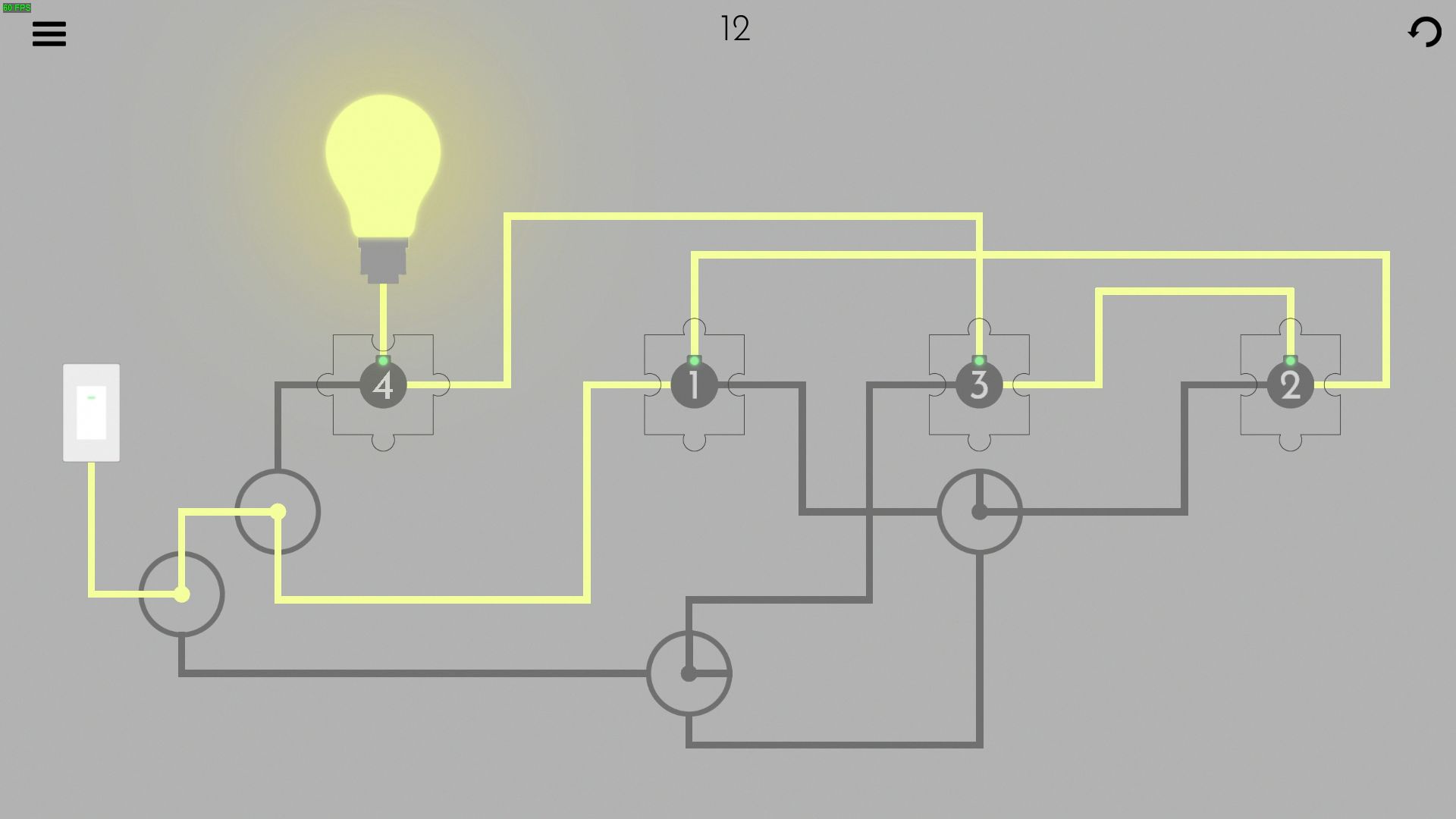 Turn on the light - Jigsaw Picture Walkthrough