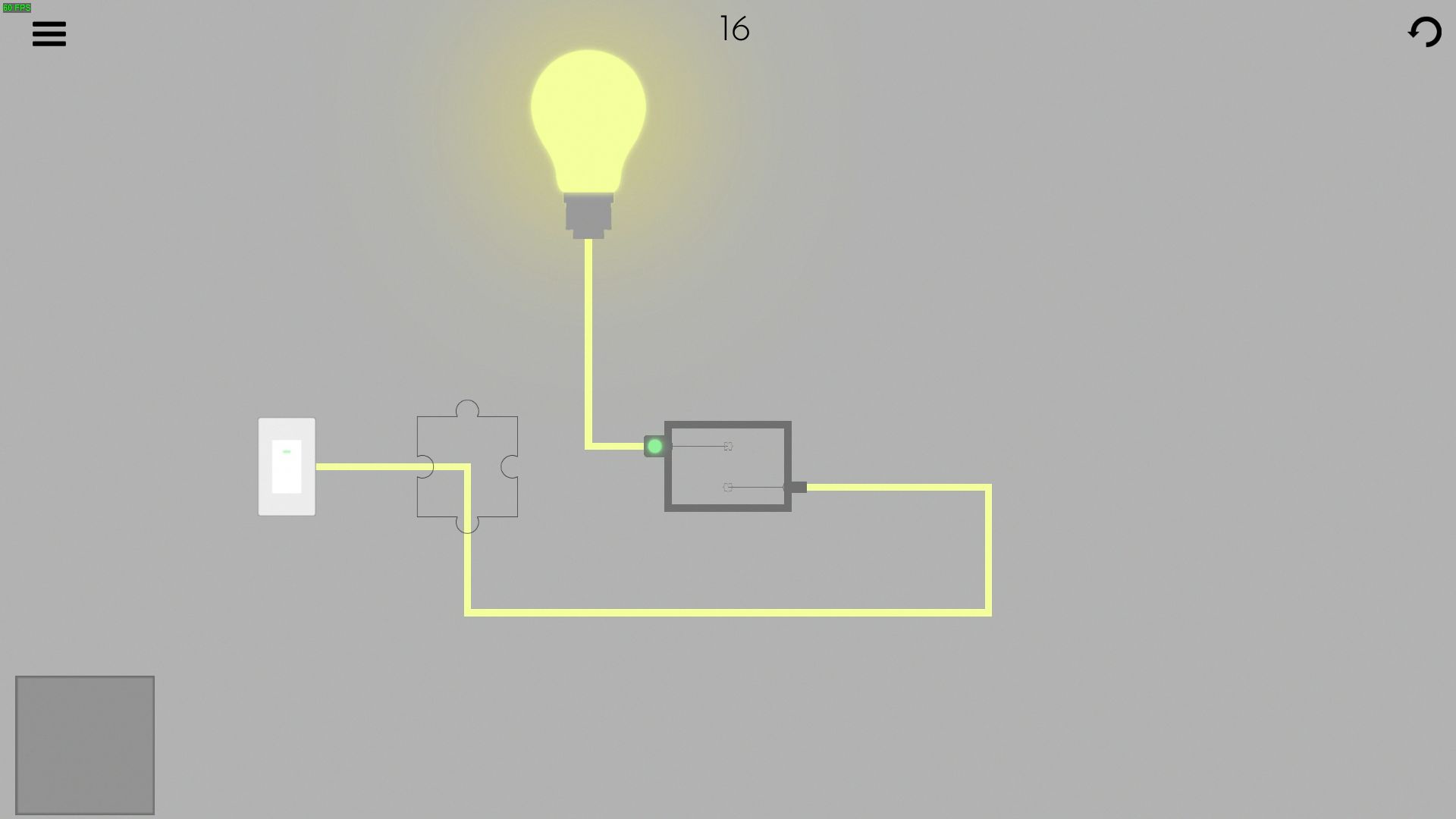 Turn on the light - Jigsaw Picture Walkthrough