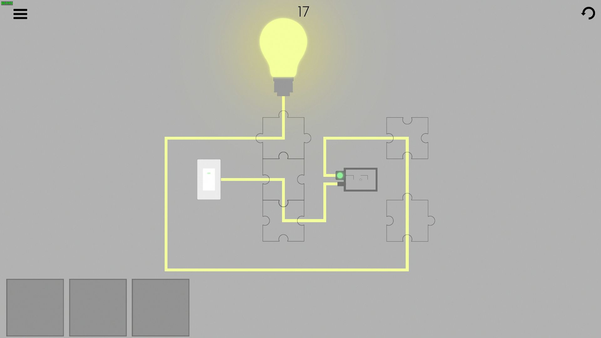 Turn on the light - Jigsaw Picture Walkthrough