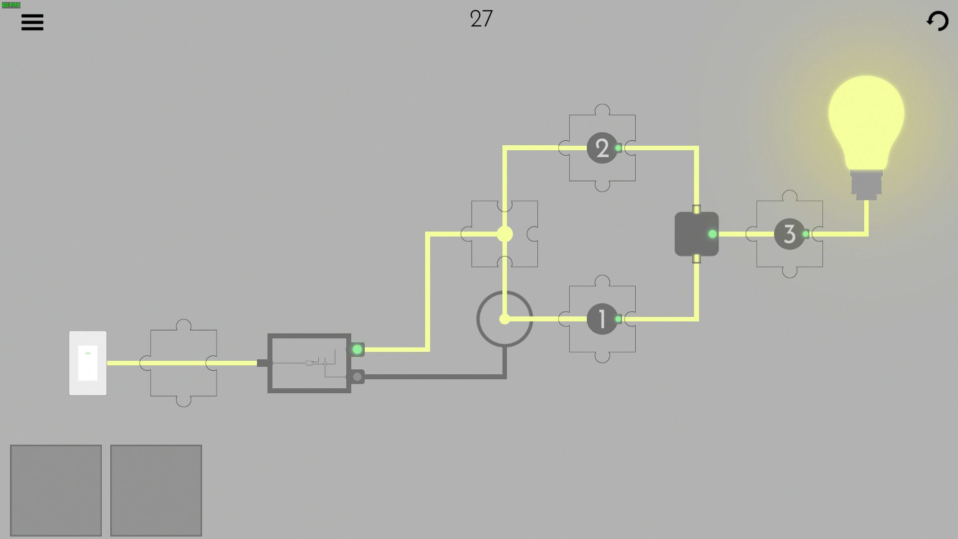 Turn on the light - Jigsaw Picture Walkthrough