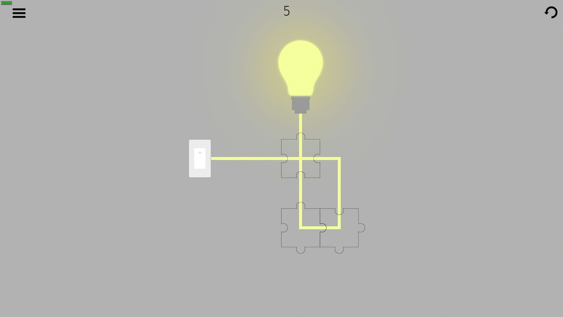 Turn on the light - Jigsaw Picture Walkthrough