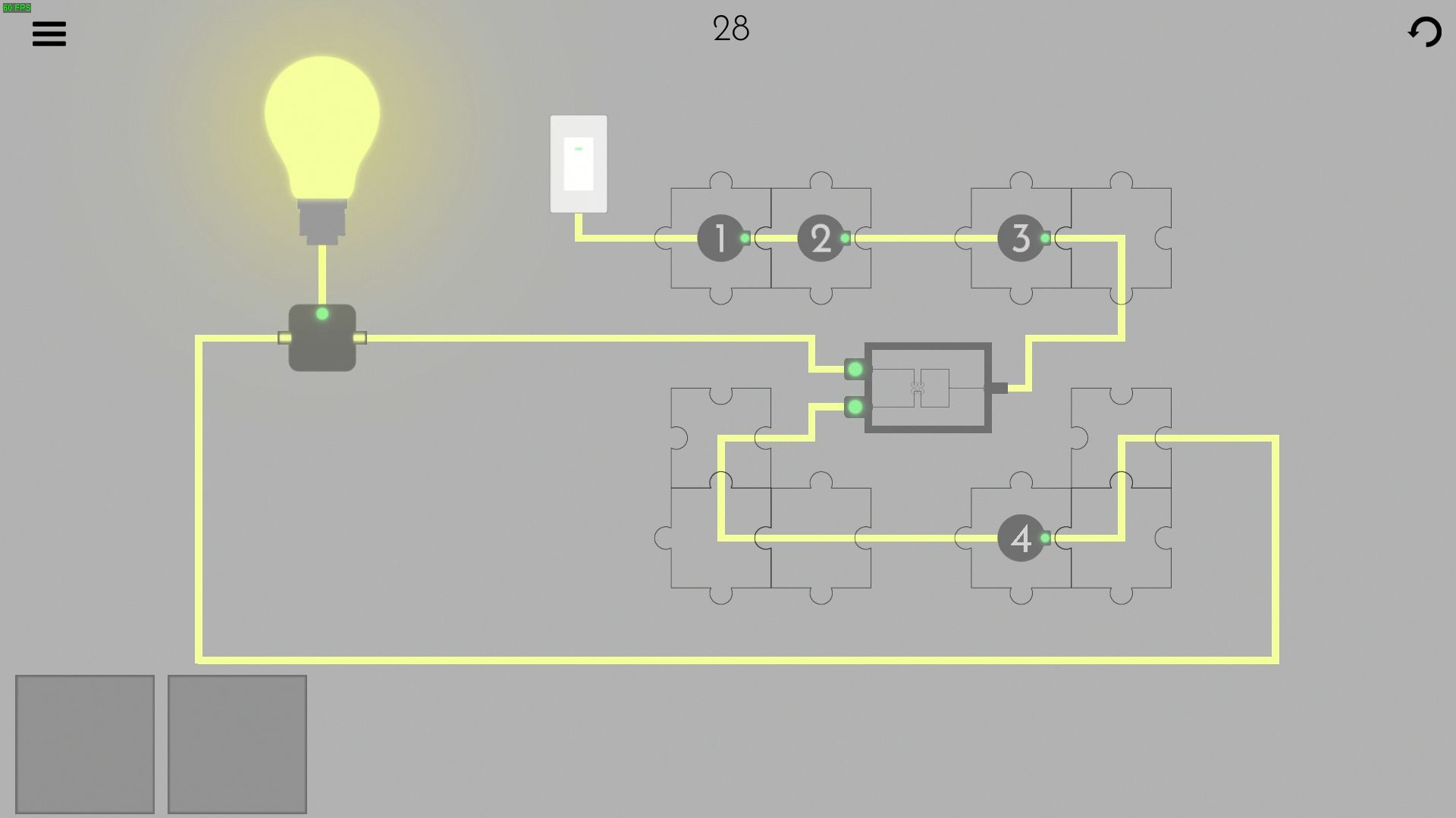 Turn on the light - Jigsaw Picture Walkthrough