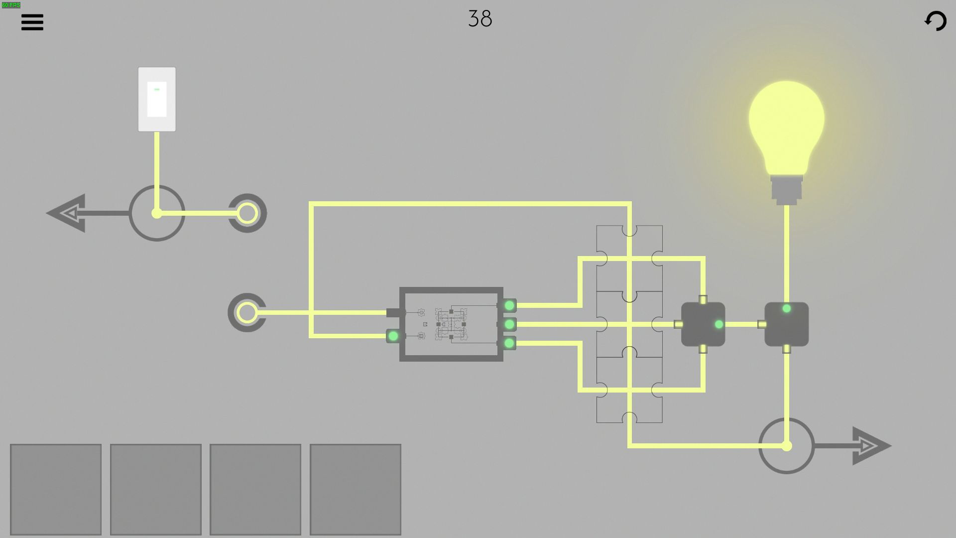 Turn on the light - Jigsaw Picture Walkthrough