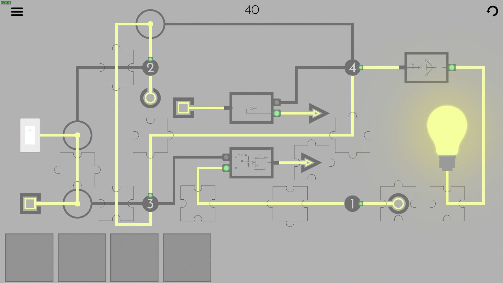 Turn on the light - Jigsaw Picture Walkthrough