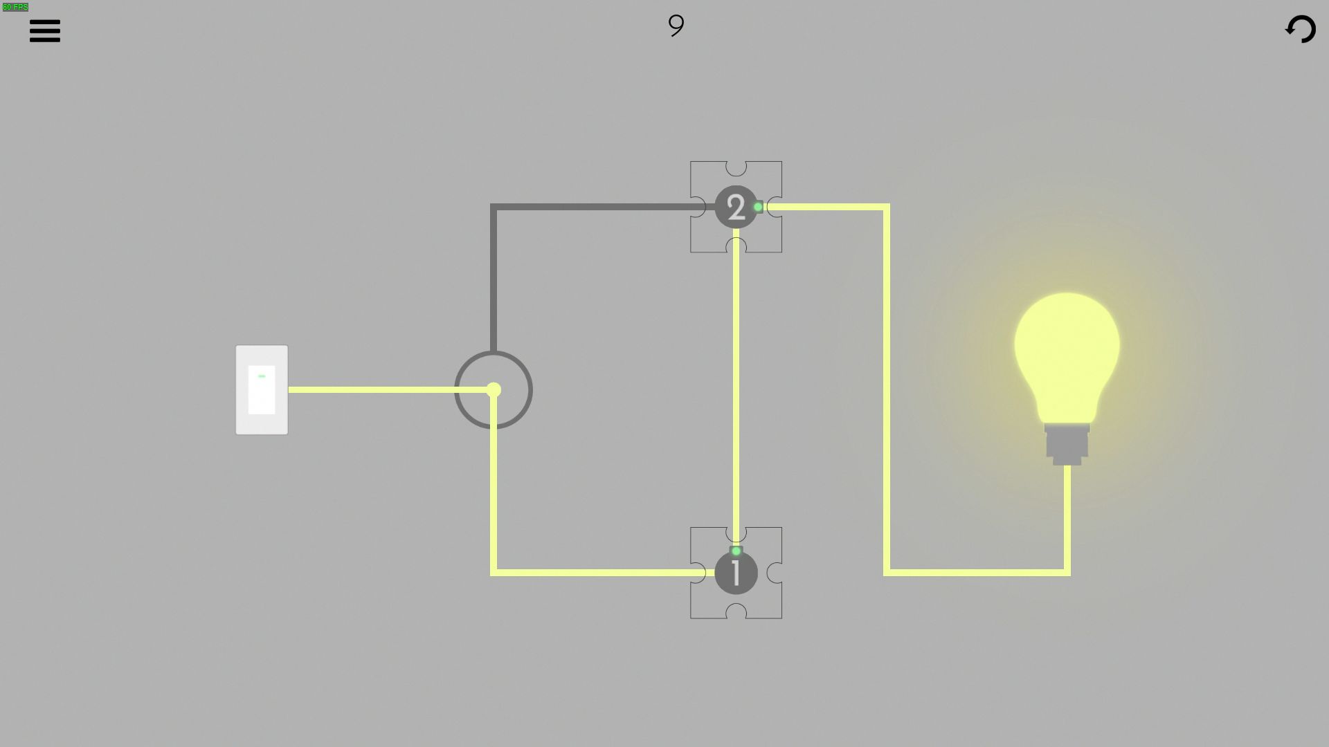 Turn on the light - Jigsaw Picture Walkthrough