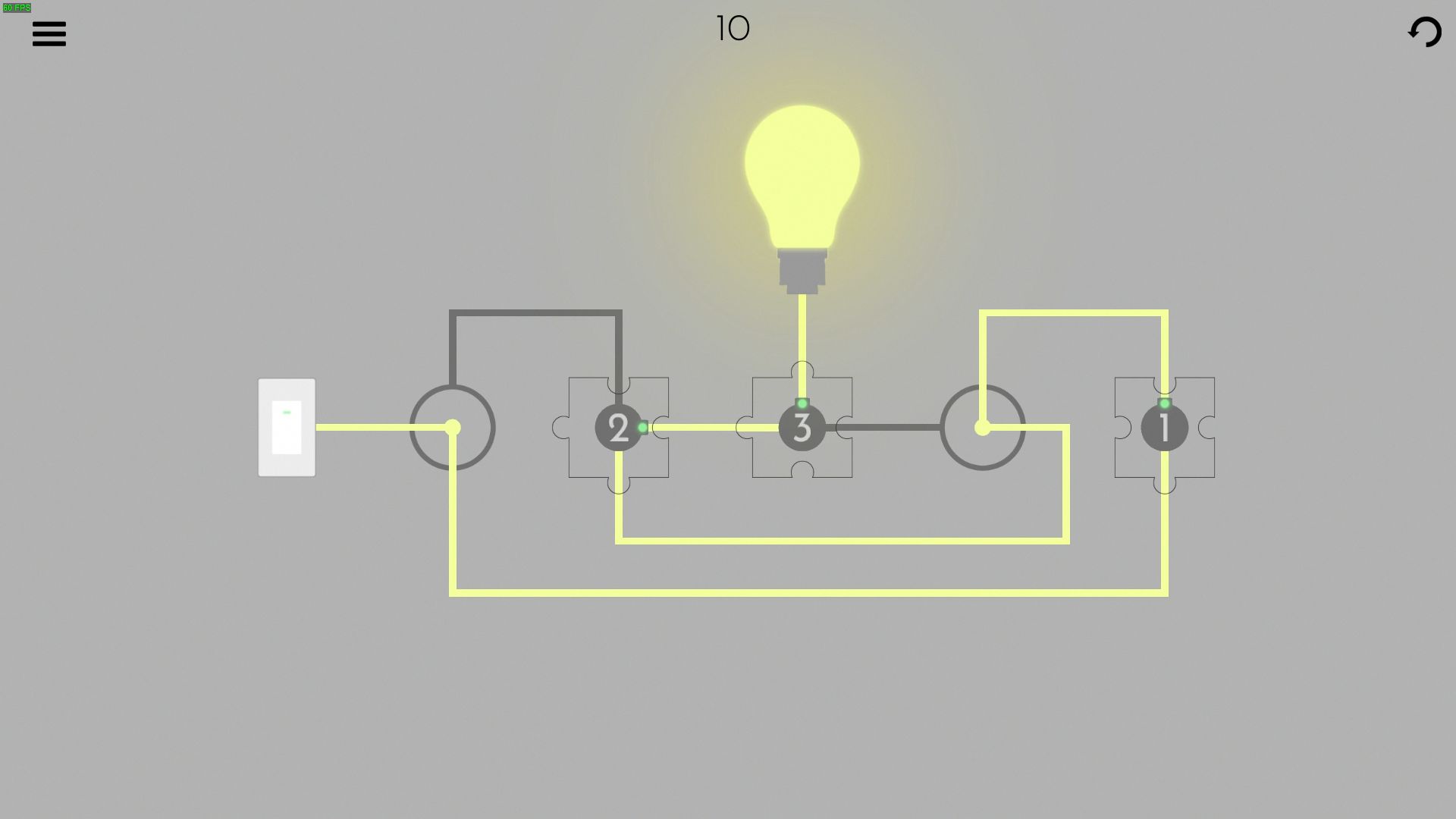 Turn on the light - Jigsaw Picture Walkthrough