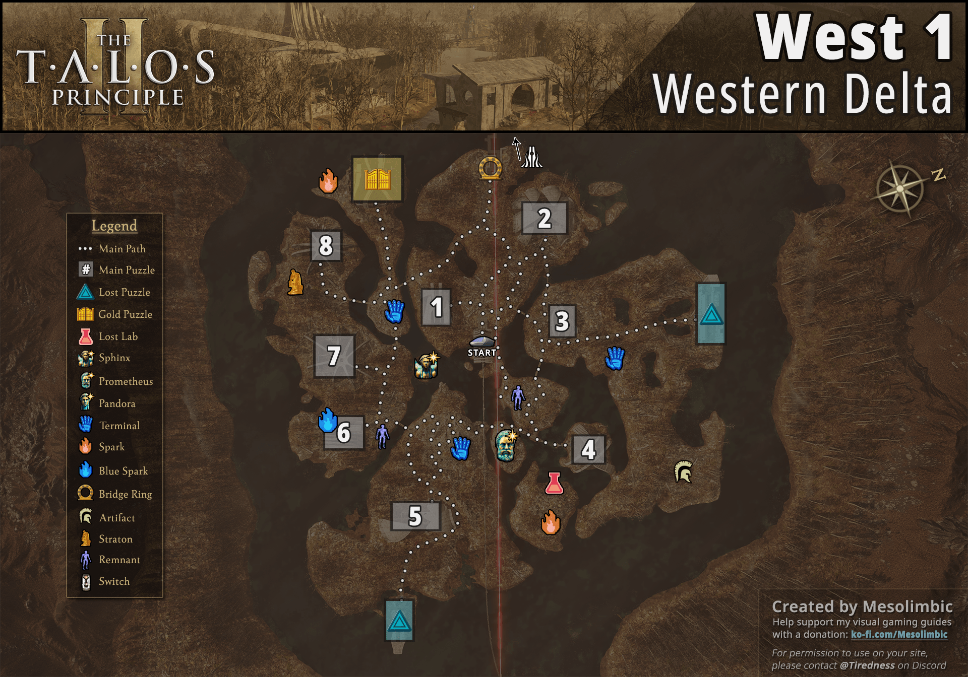 Western Delta Map