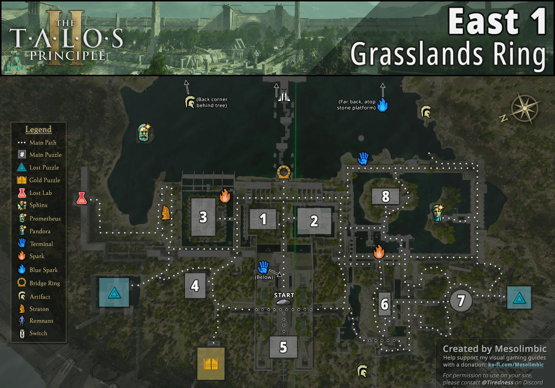 Grasslands Ring Map