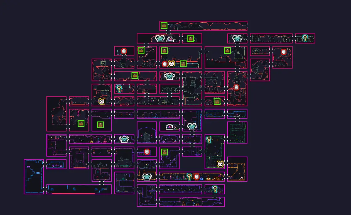 Dzigoku map all item locations