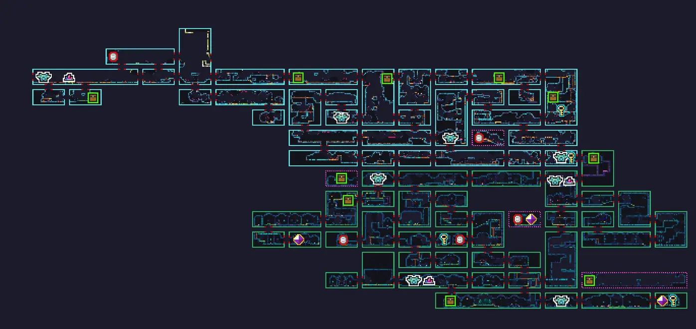 Mushroom forest and slime citadel map all item locations