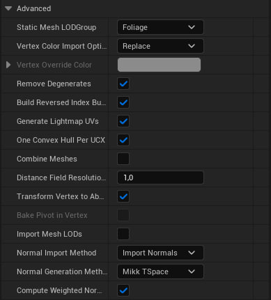 [EN] Foliages for Unreal Engine 5