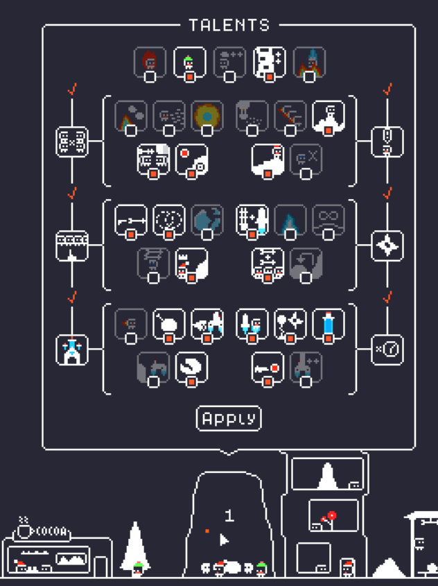 21 talent points build (4.8G/min collection rate)