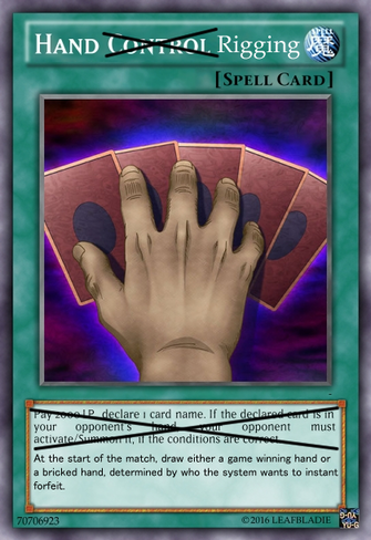 Yu Gi Oh Master Duel Starting Hand Rigging