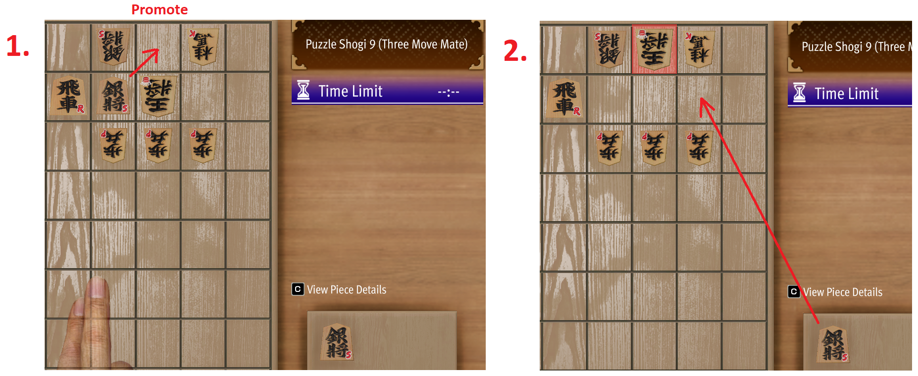 How to win in Shogi (Ranked/Challenge/Puzzle)