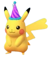 Party Hat Purple Pikachu