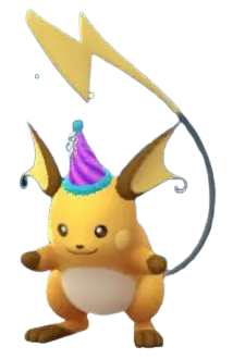 Party Hat Purple Raichu