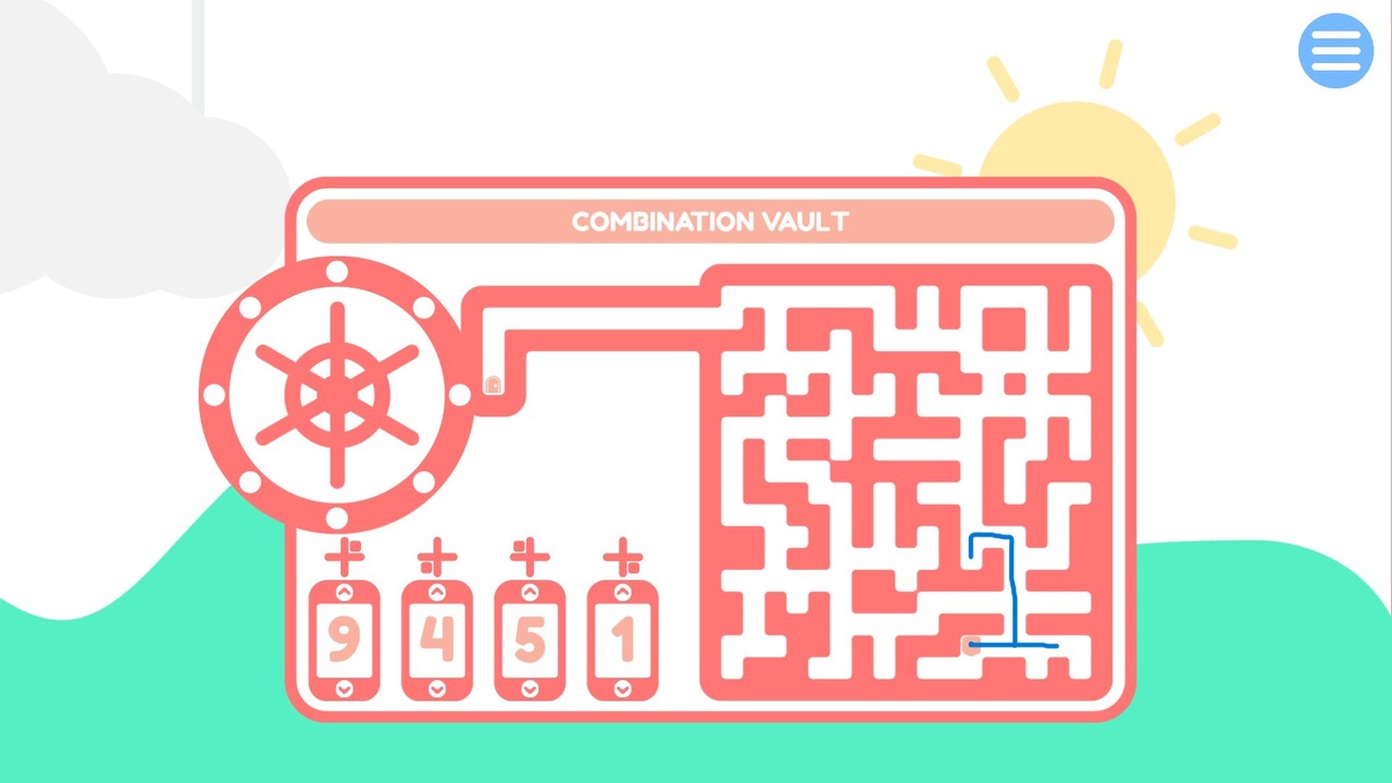 Combination Vault in 20 Small Mazes