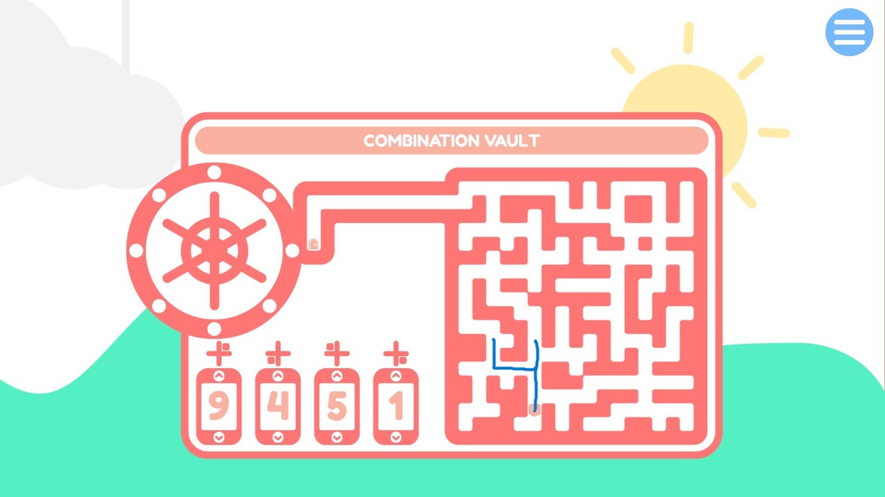 Combination Vault in 20 Small Mazes