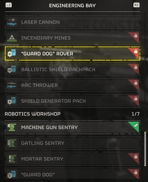 Comparison of Guard Dog Stratagems