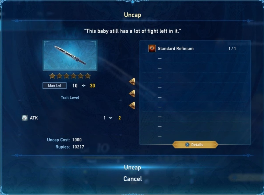 GBF Relink: How To Upgrade Weapons